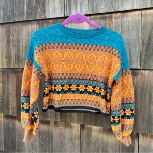 Hipster Crop Top Sweater